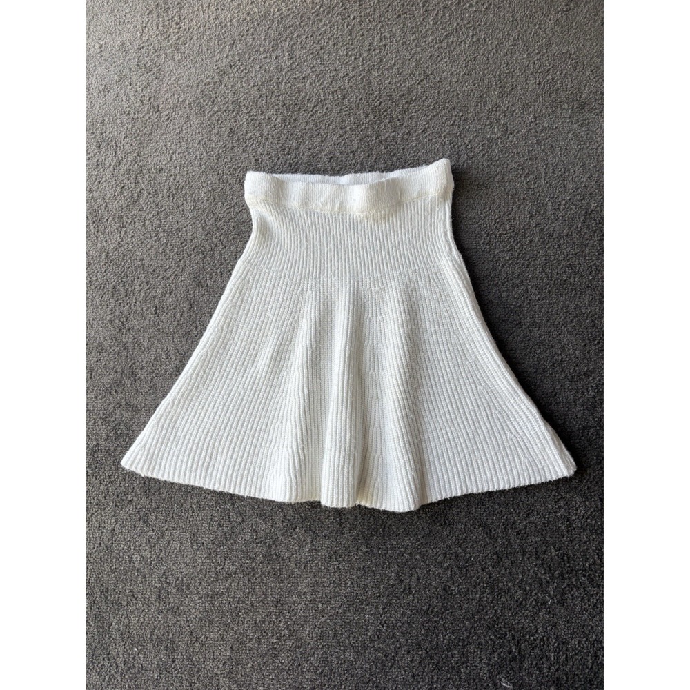 HOUSE OF HARLOW 1960 Women White crochet knit midi skirt Size Small S